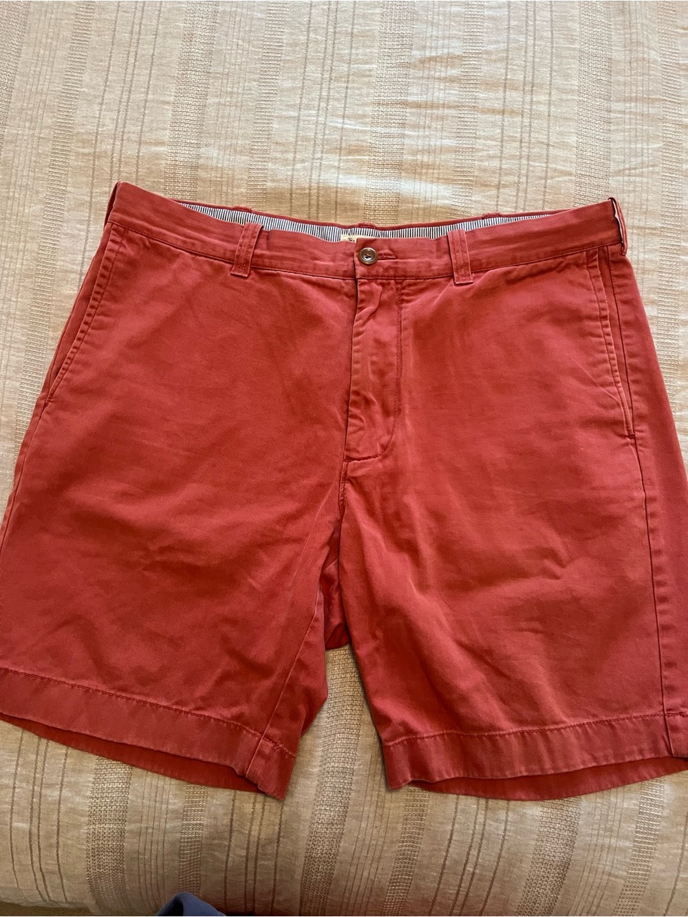 J. Crew Red Flat Front Chino Shorts